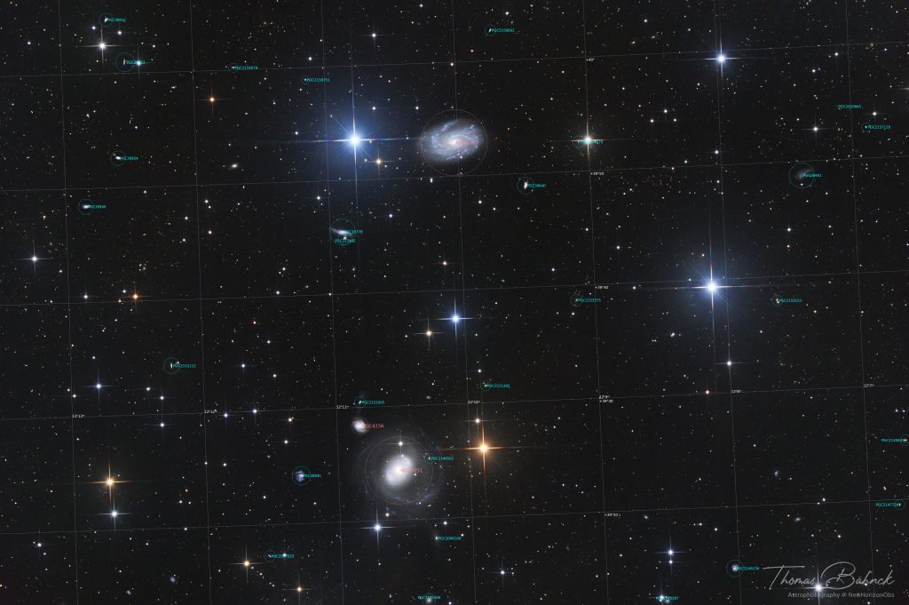NGC 4151 - beschriftet